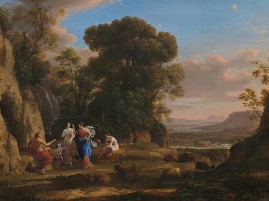 Claude Lorrain The Judgement of Paris oil painting picture